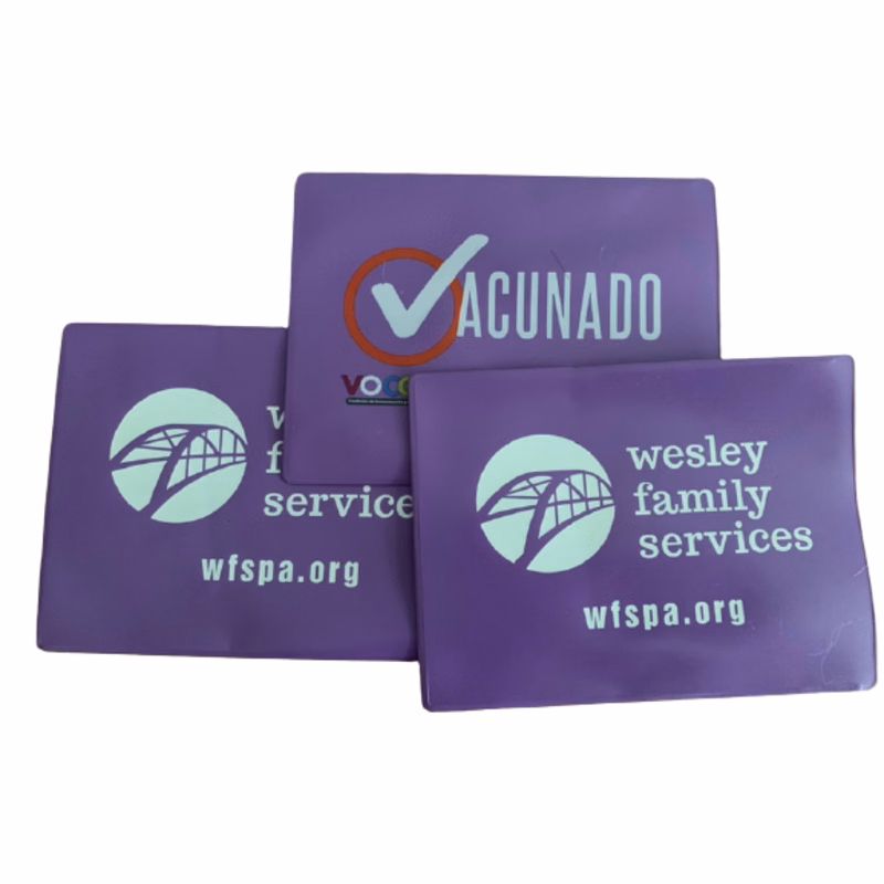 PVC Vaccination Card Holder