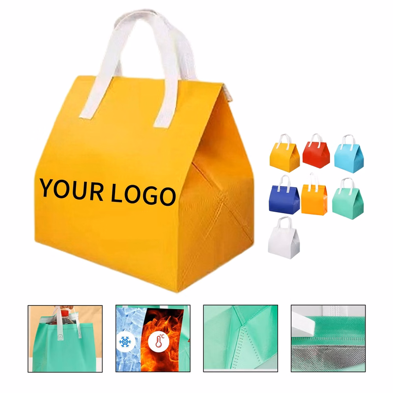 Reusable Lunch Tote Bag with Insulation Compact Design