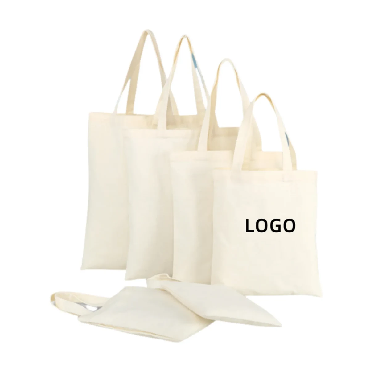 Large capacity Durable Canvas bag, custom tote bag with logo imprint 1