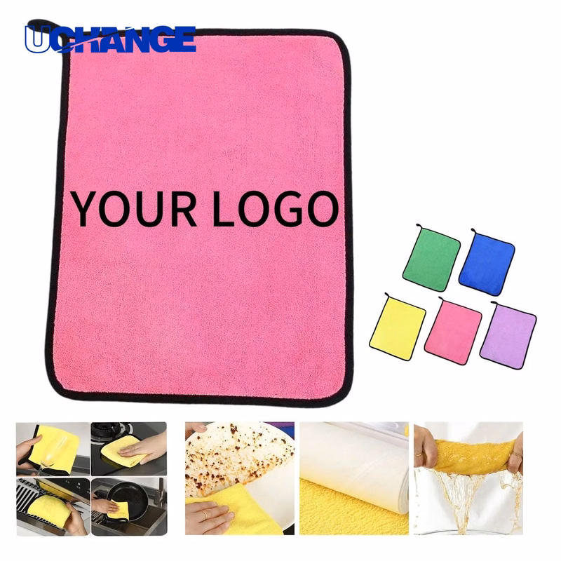 Reinforced Edge Microfiber Car Cloth Wipe for Auto Care