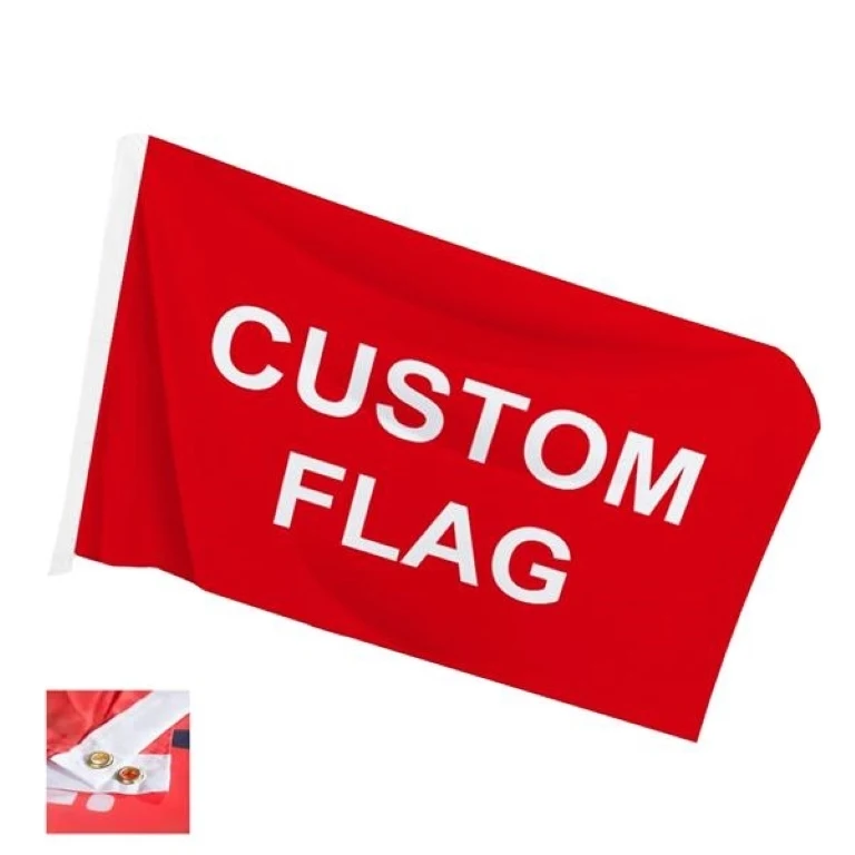 3 x 5 Ft Custom Flag Wth Webbing & Grommets 1