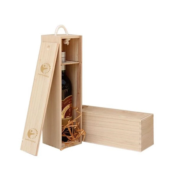 Wine Bottle Wooden Box 1
