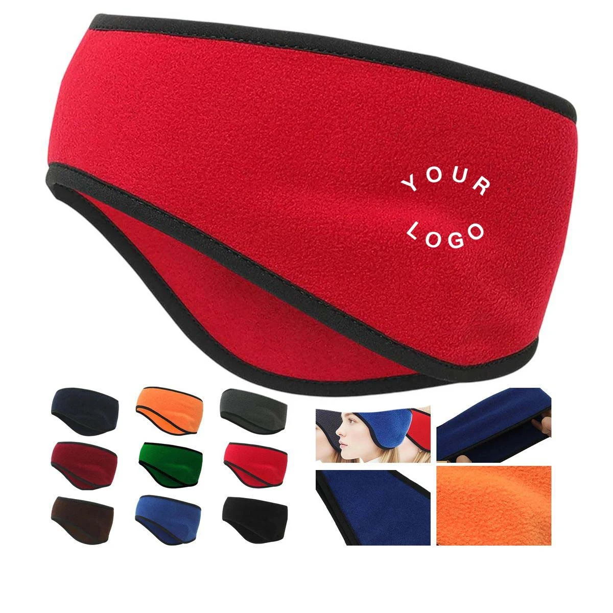 Velvet Winter Headband with Ear Protection 1