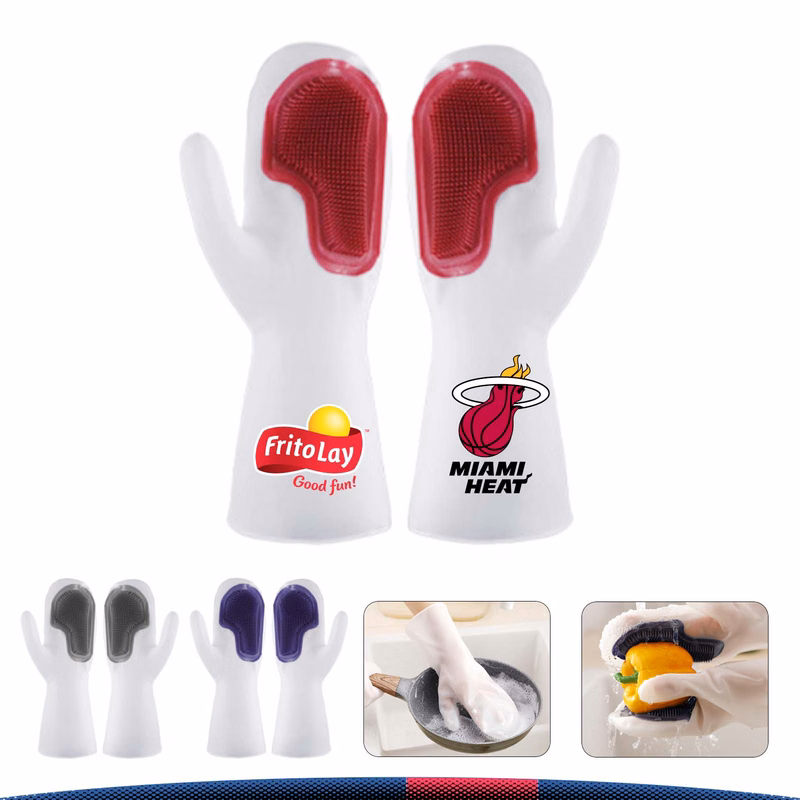 2 in1 Brush Gloves