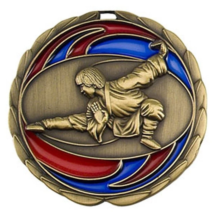 Martial Arts Color Epoxy Medallion (2-1/2") 1