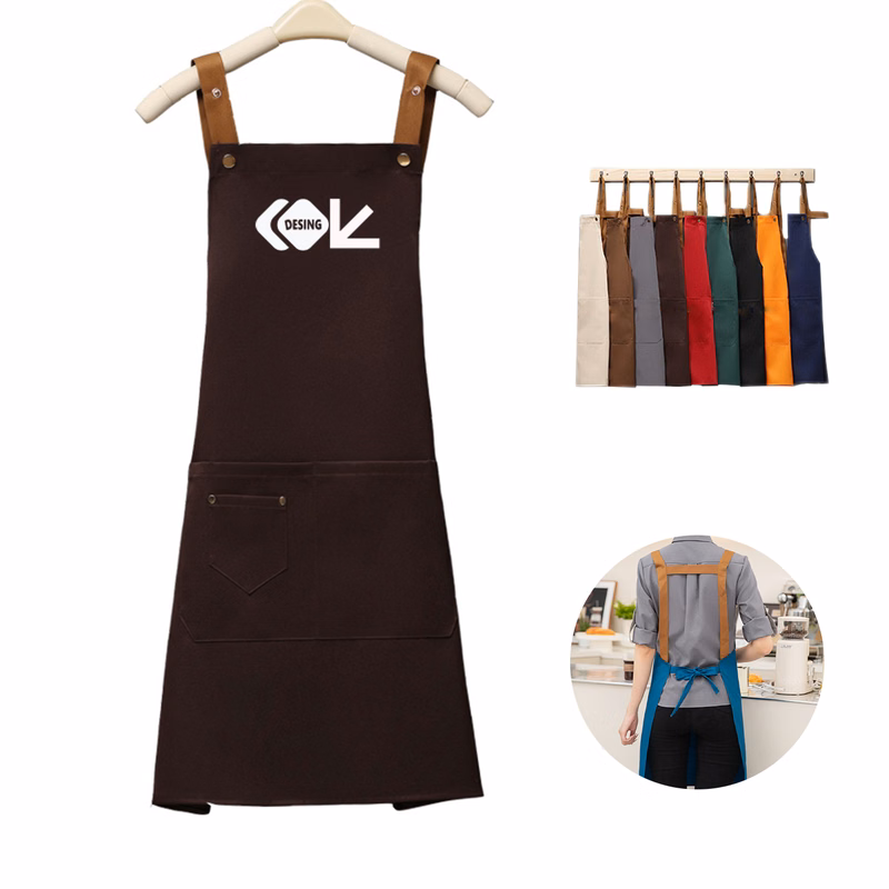 Multifunctional Kitchen Apron with Neck Strap