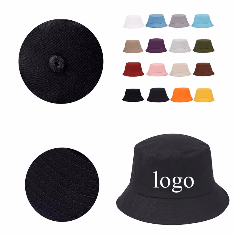 Adult Wide Brim Casual Bucket Hat