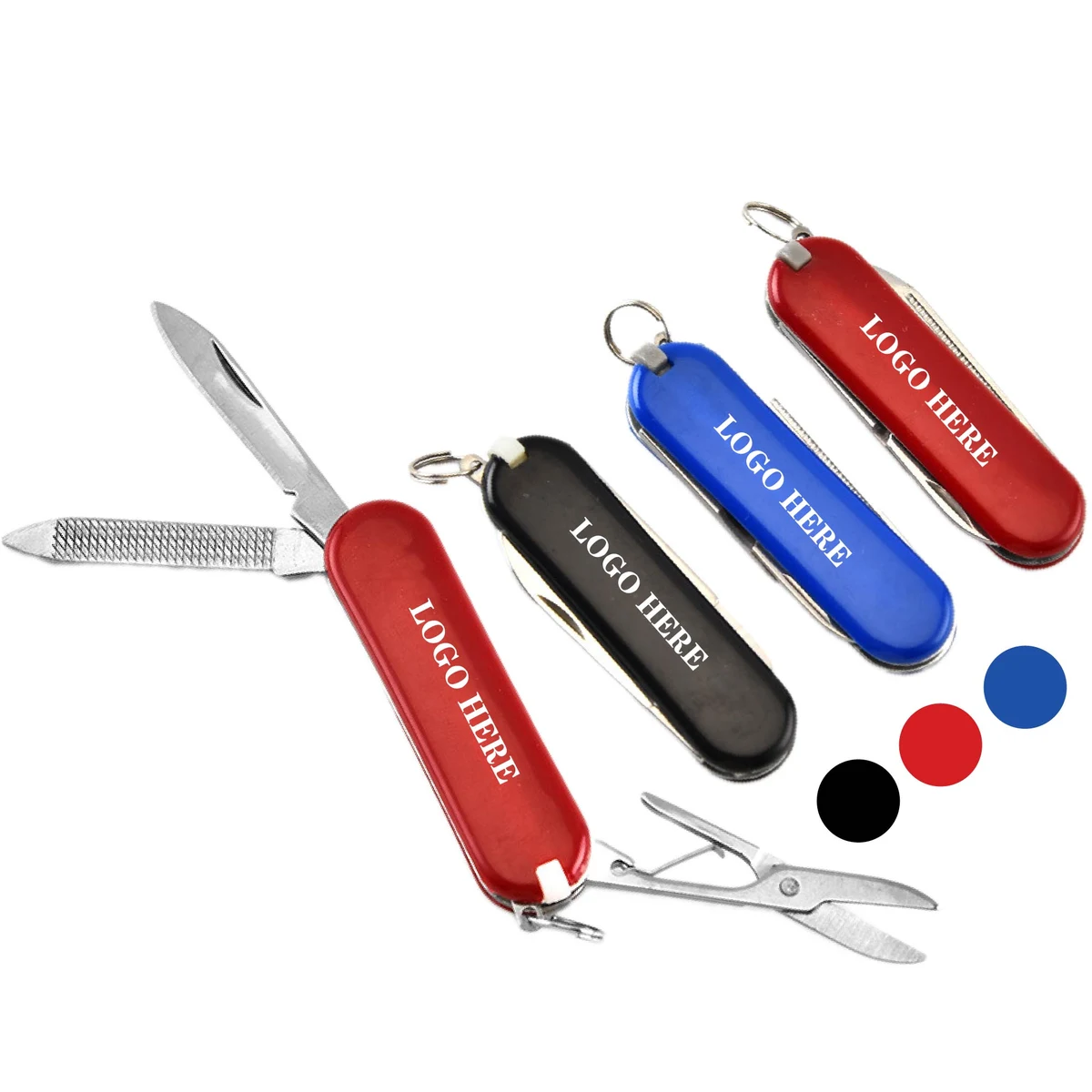 5 function Pocket Knife with Keychain 1