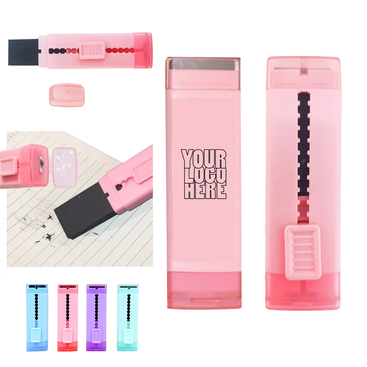 Creative Retractable Pencil Erasers 1