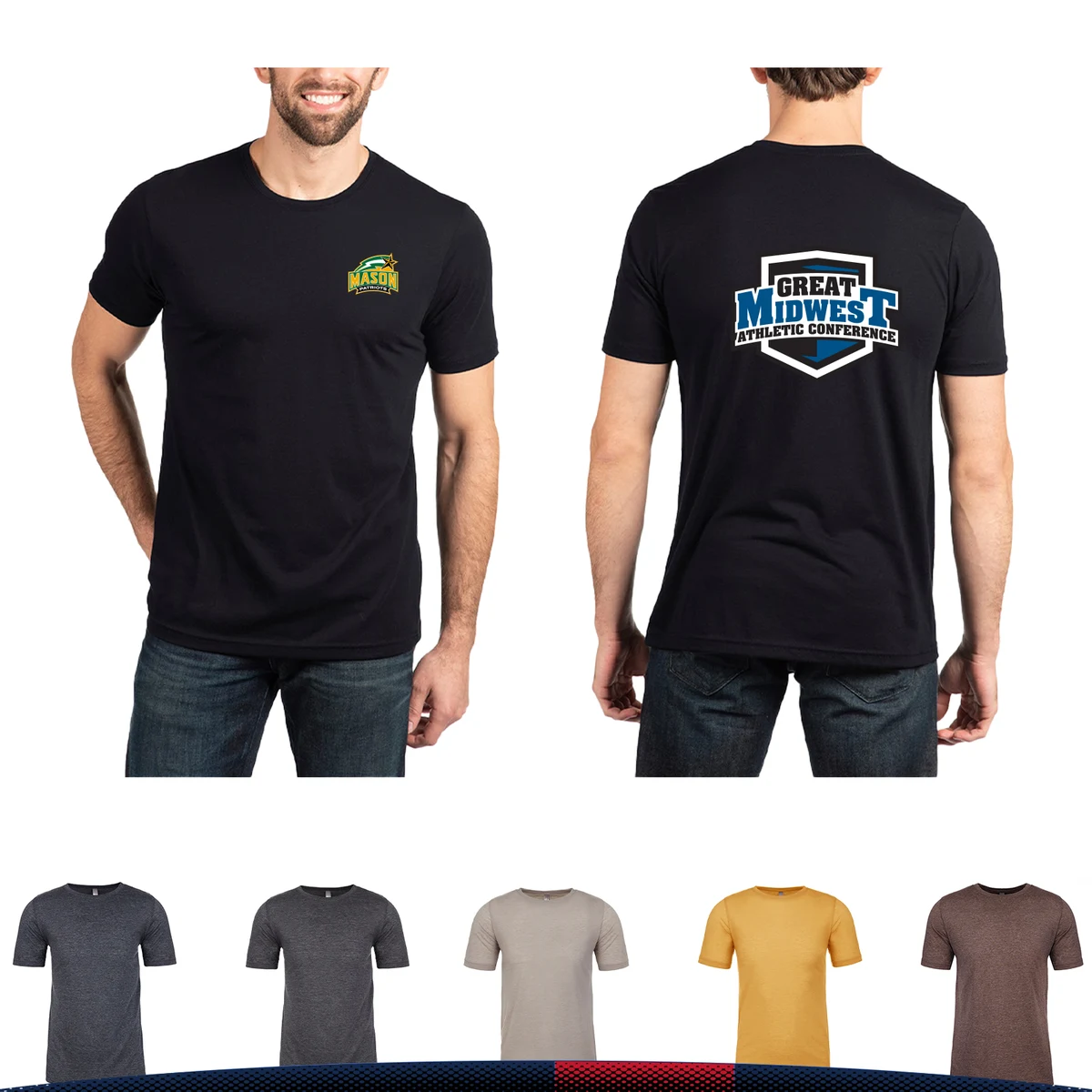 Next Level® Polyester/Cotton Men's T-shirts 1
