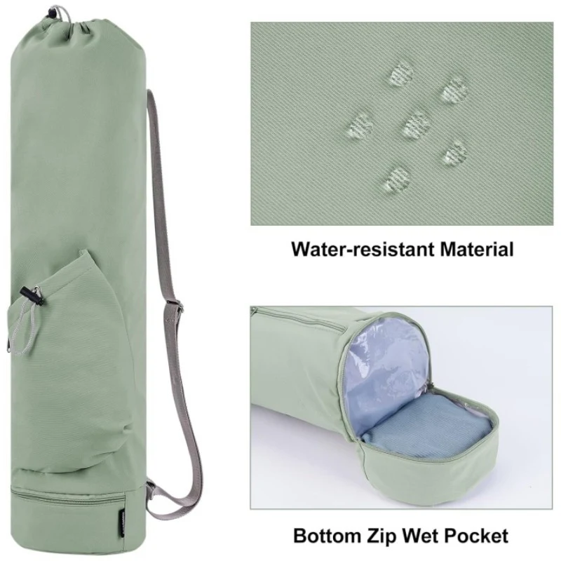 Yoga Mat Bag with Water Bottle Pocket 1