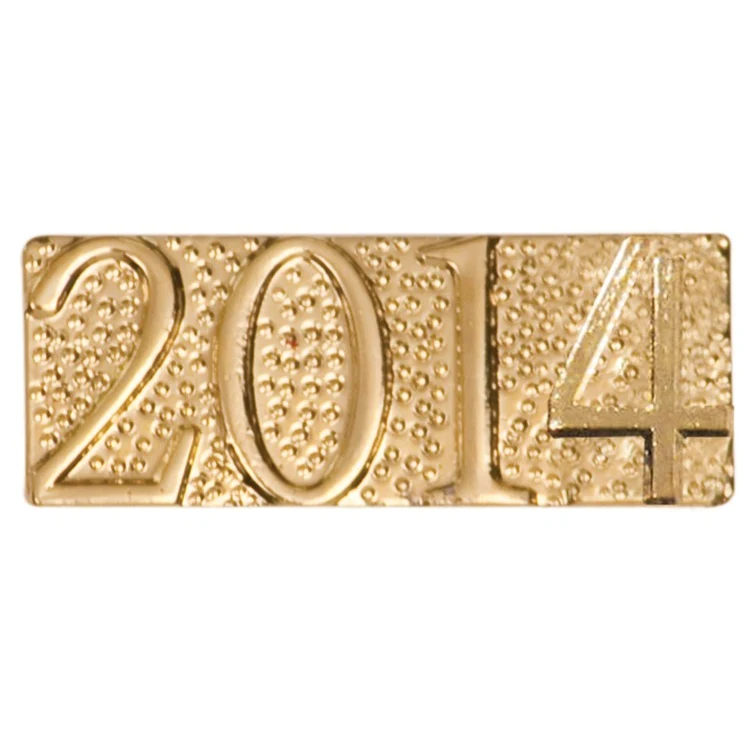 2014 Metal Chenille Letter Insignia Pin 1