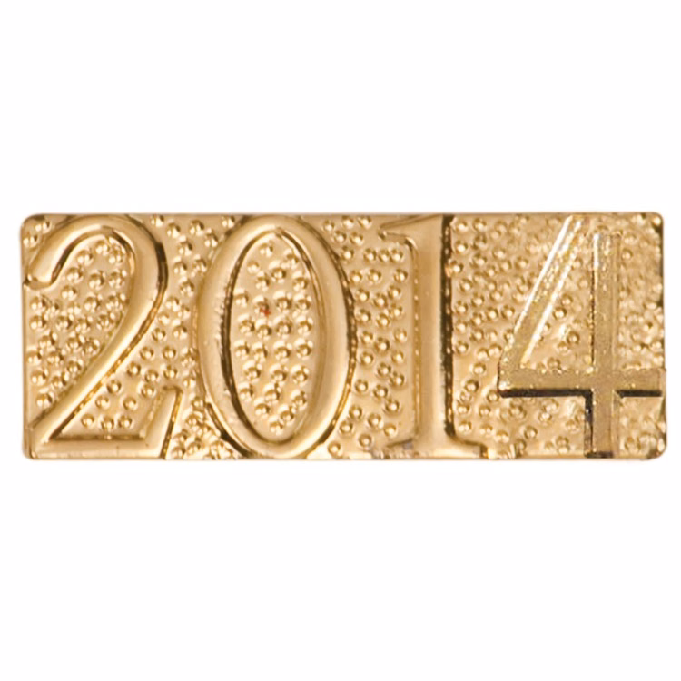 2014 Metal Chenille Letter Insignia Pin