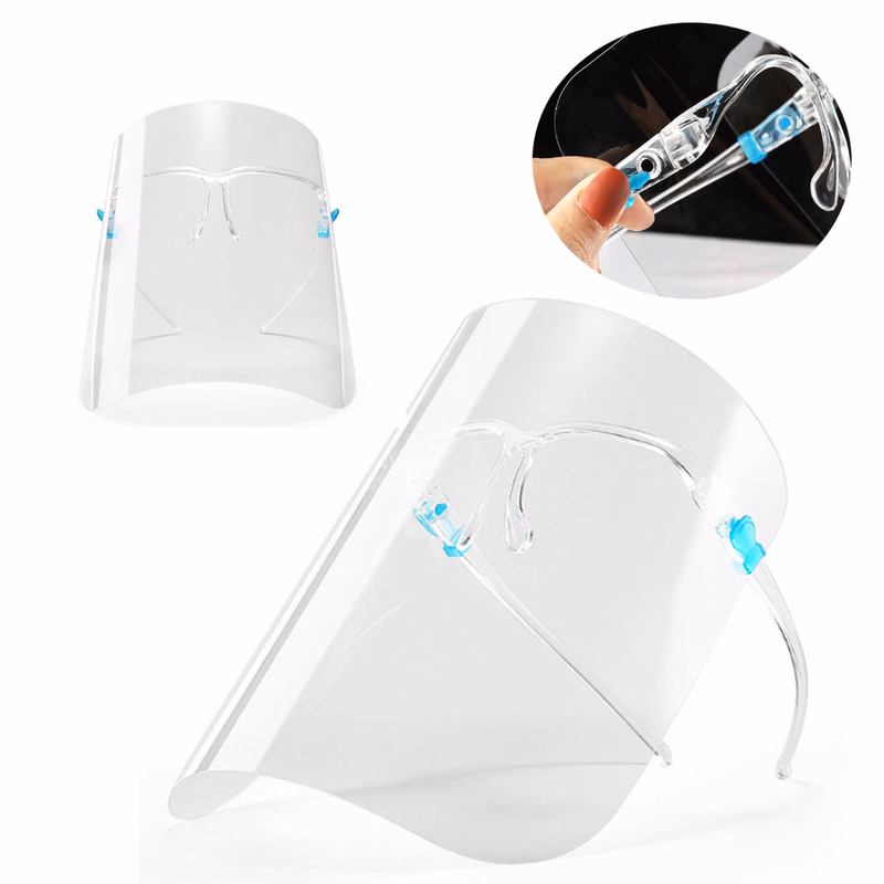 Anti-fog Face Shield With Glasses Frame