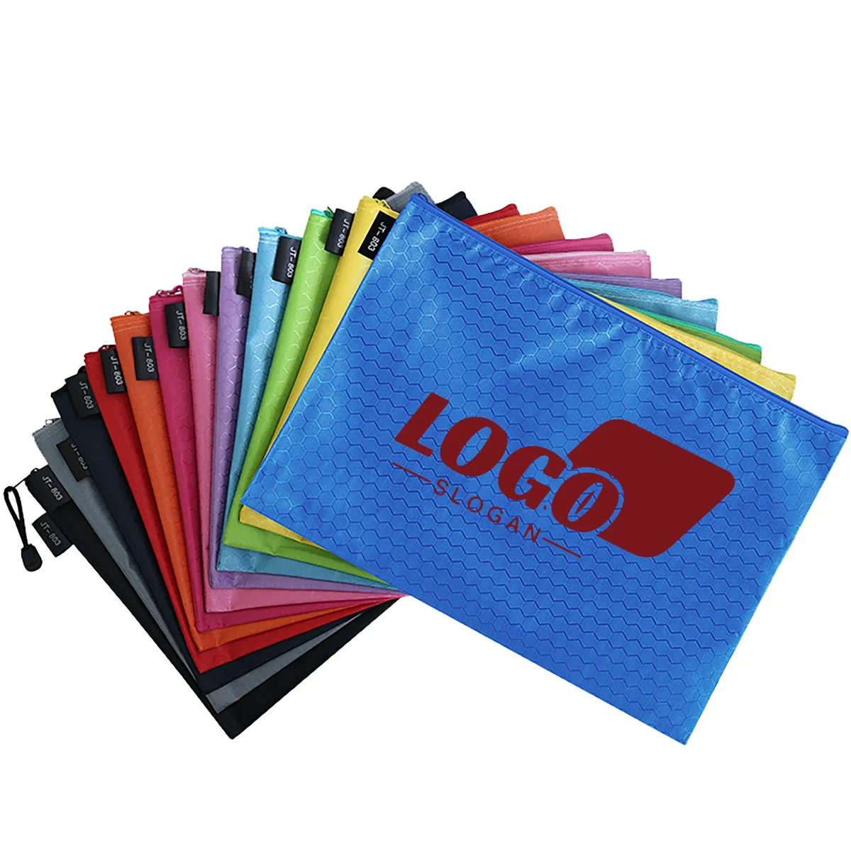 Waterproof Canvas Zipper Document Bag 1