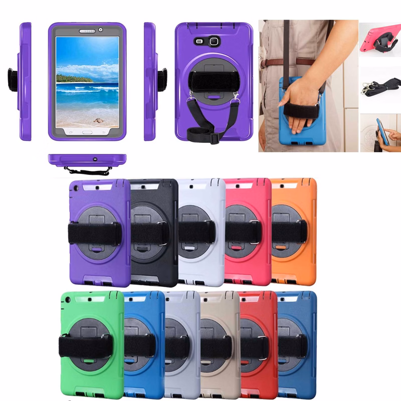 iBank ® Galaxy Tab A 7.0 Shockproof Case with Kickstand, Handle and Shoulder Strap