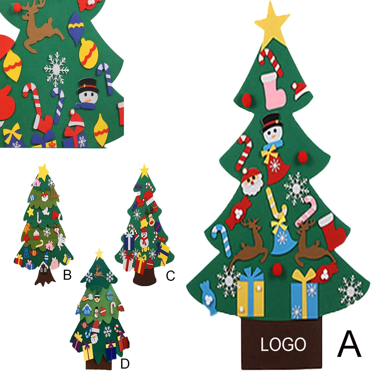 Spot Felt Christmas Tree 1