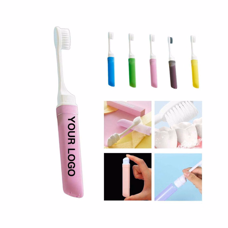 Portable Folding Toothbrush for Travel Use