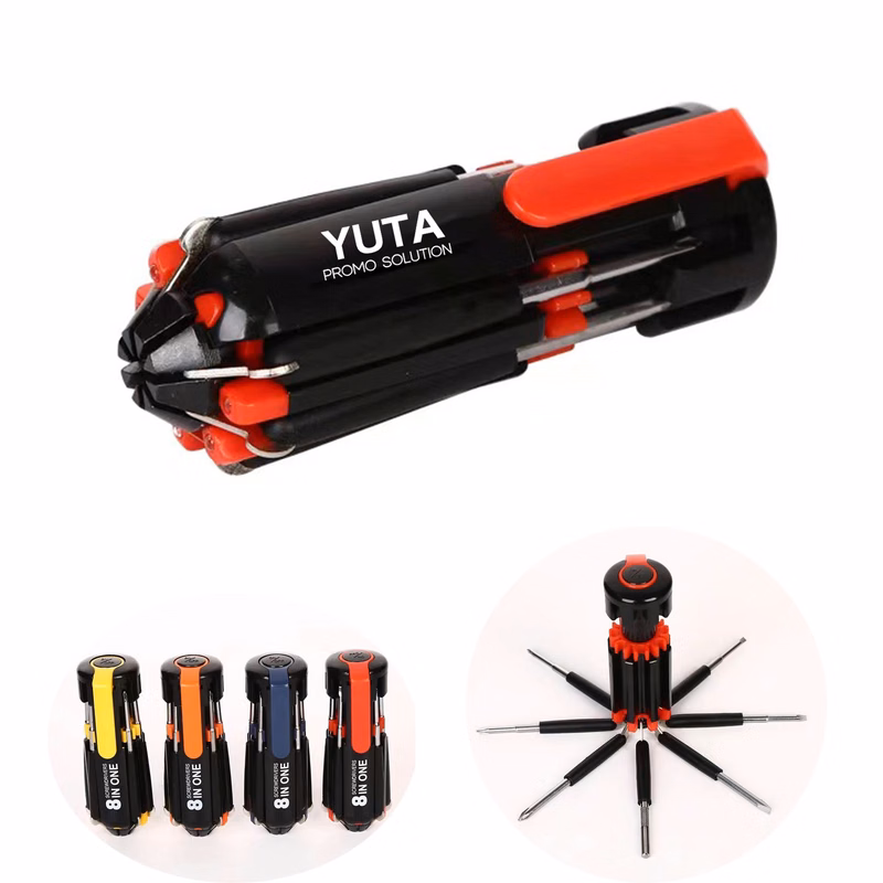 8 In 1 Screwdrivers With Worklight