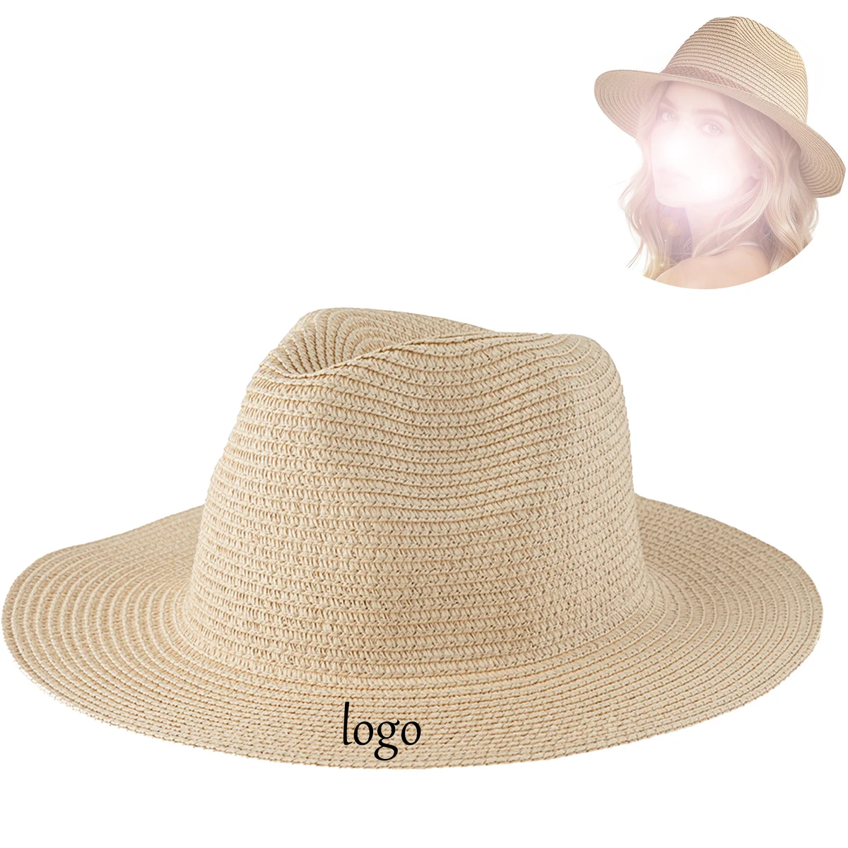 Straw Beach Sun Hat 1