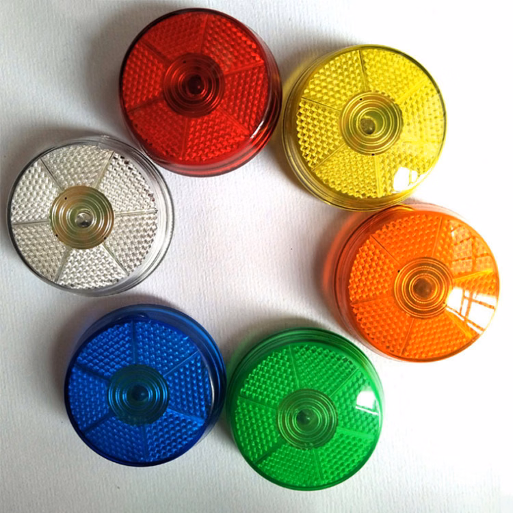 Round Safety Blinking Light With Clip