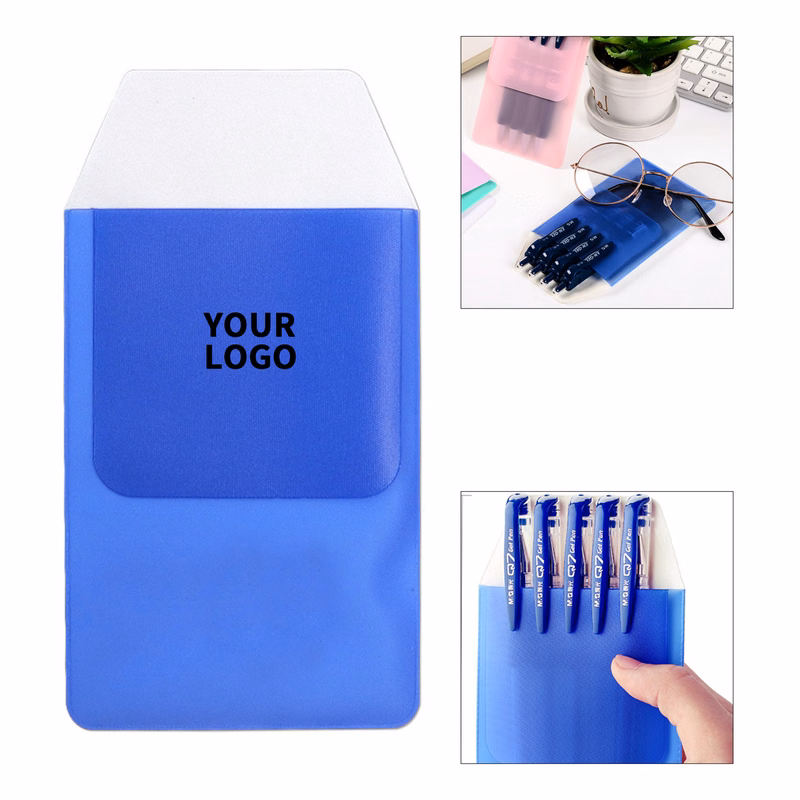 PVC Pocket Protector Pencil Pouch 3.3" x 6.1"