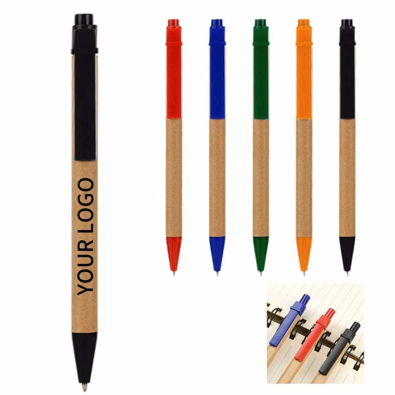 Colorful Bamboo Pen with 1mm Ink Refill