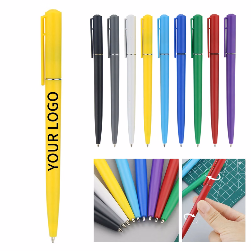Twist Ballpoint Pen Portable Clip Design for Promotions