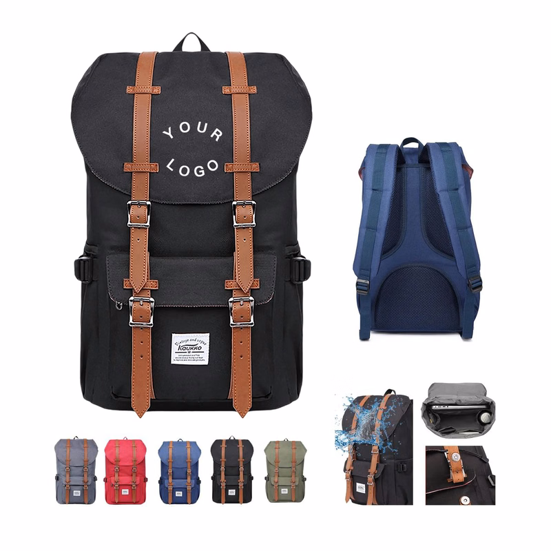 Oxford Laptop Backpack with 18 Inch Tall Structured Body