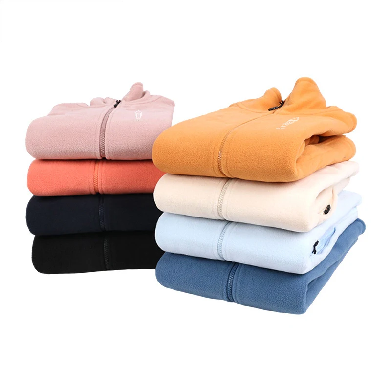 Polar fleece zipper jacket man 1