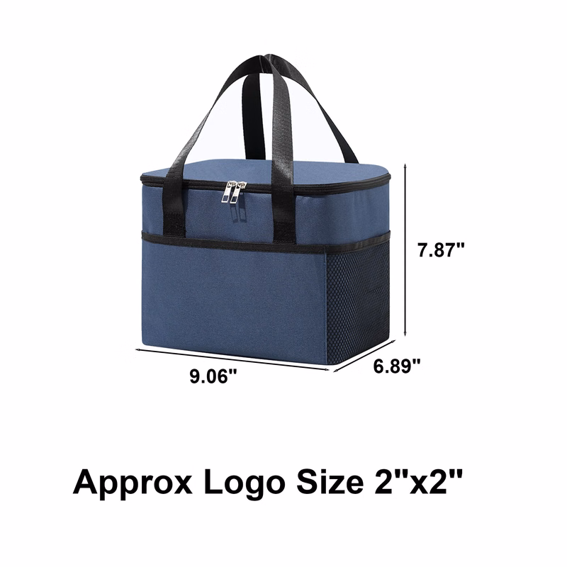 Insulated Lunch Bag With Handle And Pocket