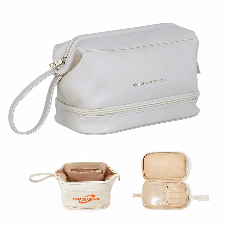 Waterproof Portable Flat Toiletry Makeup Bag Pouch