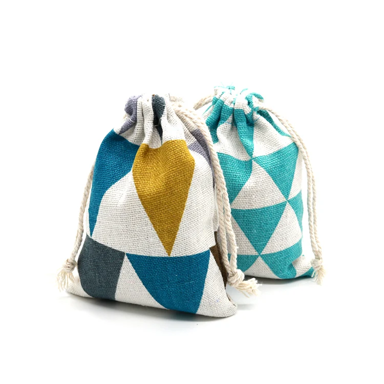 Jewelry Cotton Drawstring Bag 1
