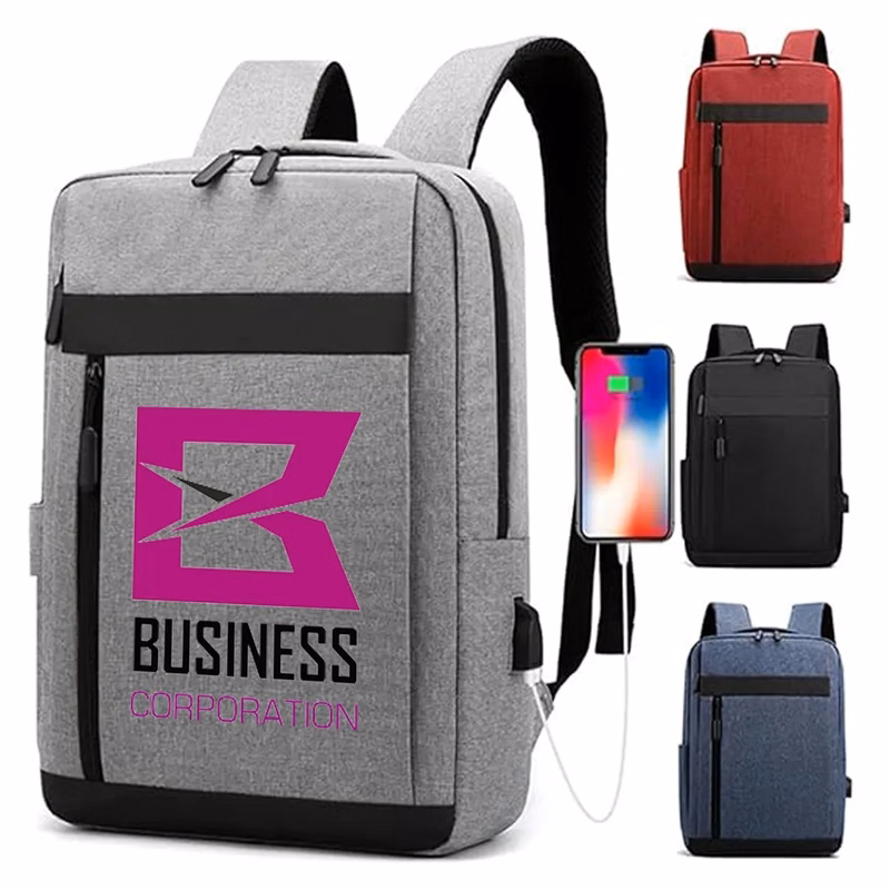 In Stock Custom USB Charging Business Laptop Backpack