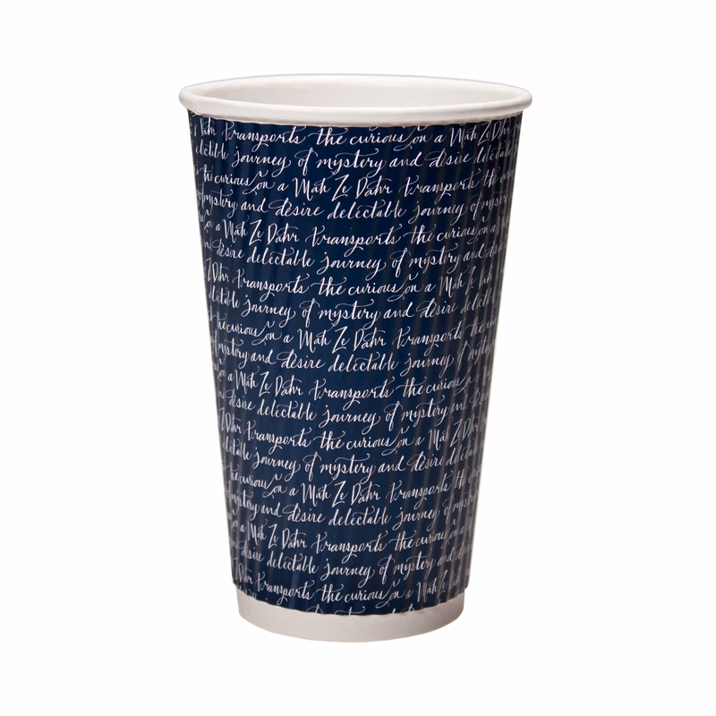 16 oz. Rippled Insulated Paper Cup