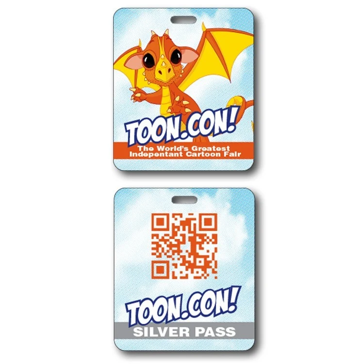 Plastic I.D./Event Badge with Punch - 3.125x3.625 - 30 pt. 1