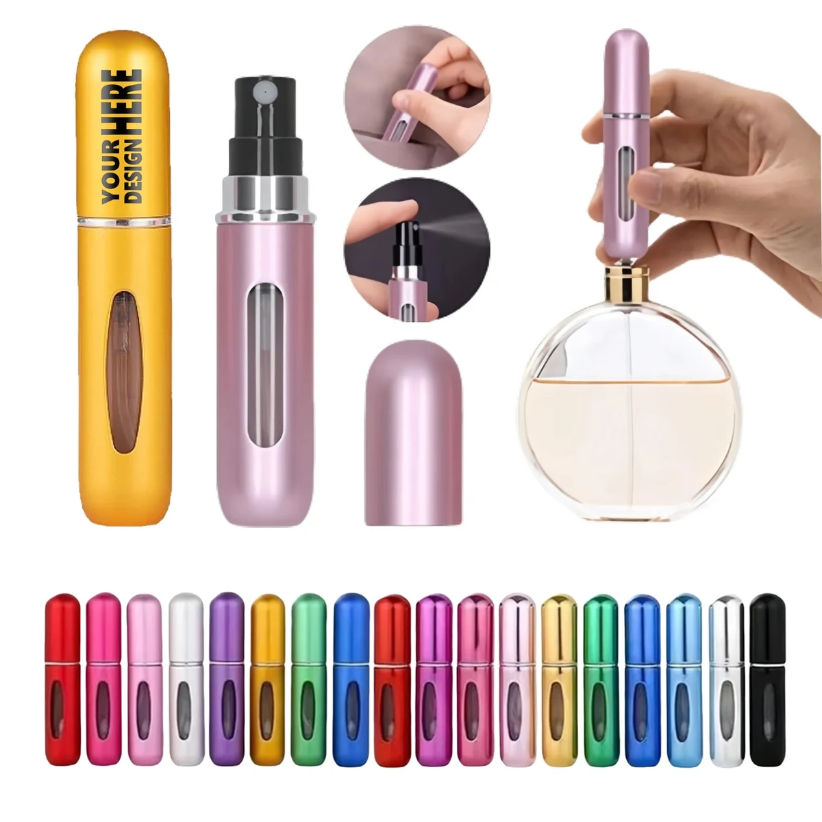 Perfume Refillable Bottle With Window 1