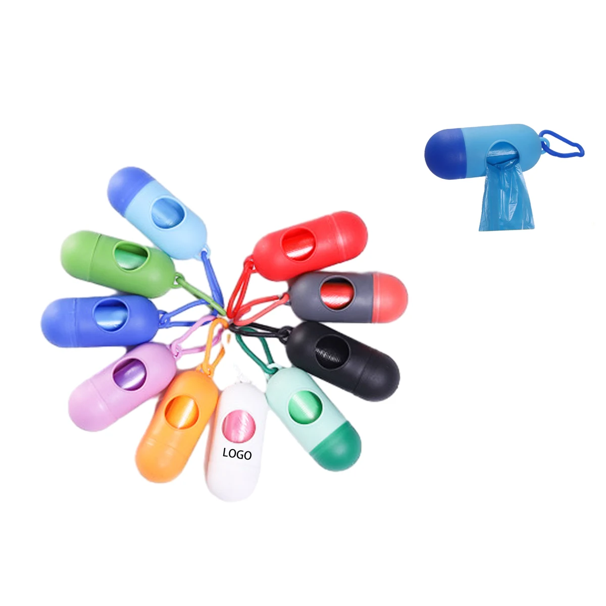Capsule Pet Poop Bag Holder 1