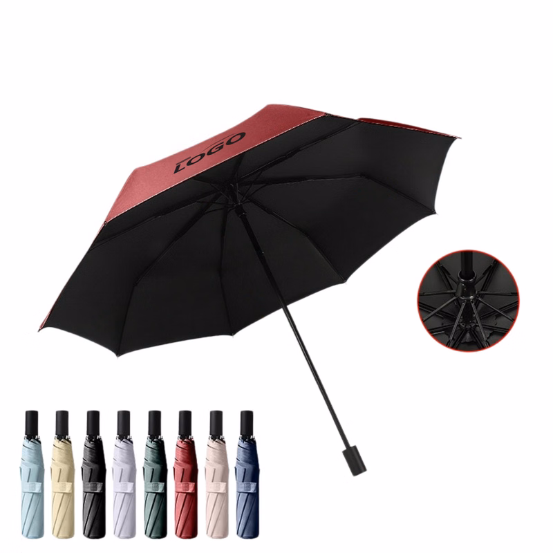 8 Ribs Portable Manual Sun & Rain Umbrella