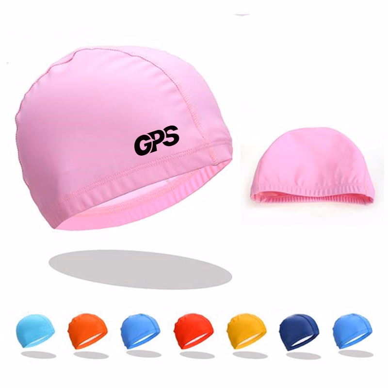 Adult Waterproof PU Fabric Swim Cap