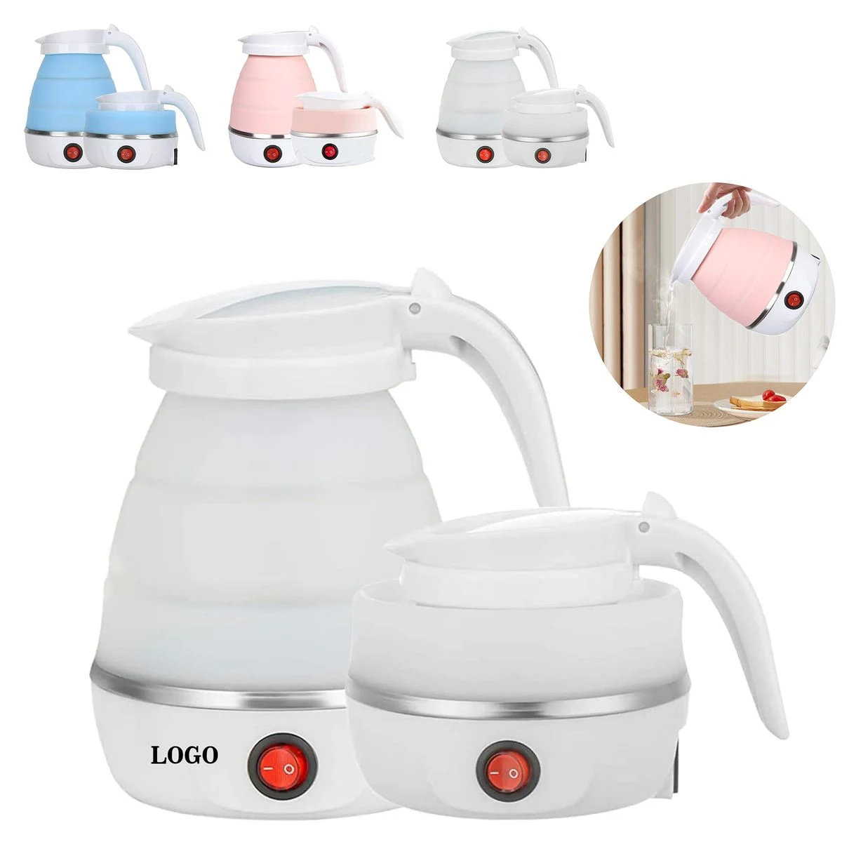 Silicone Collapsible Heating Kettle 1
