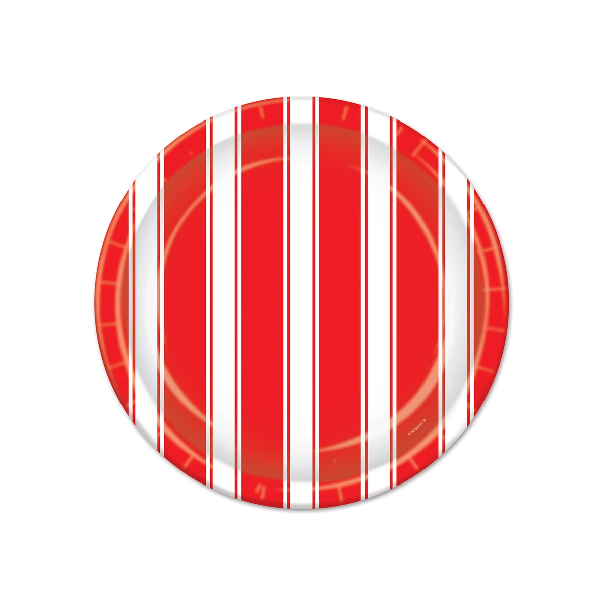 Red & White Stripes Plates 1