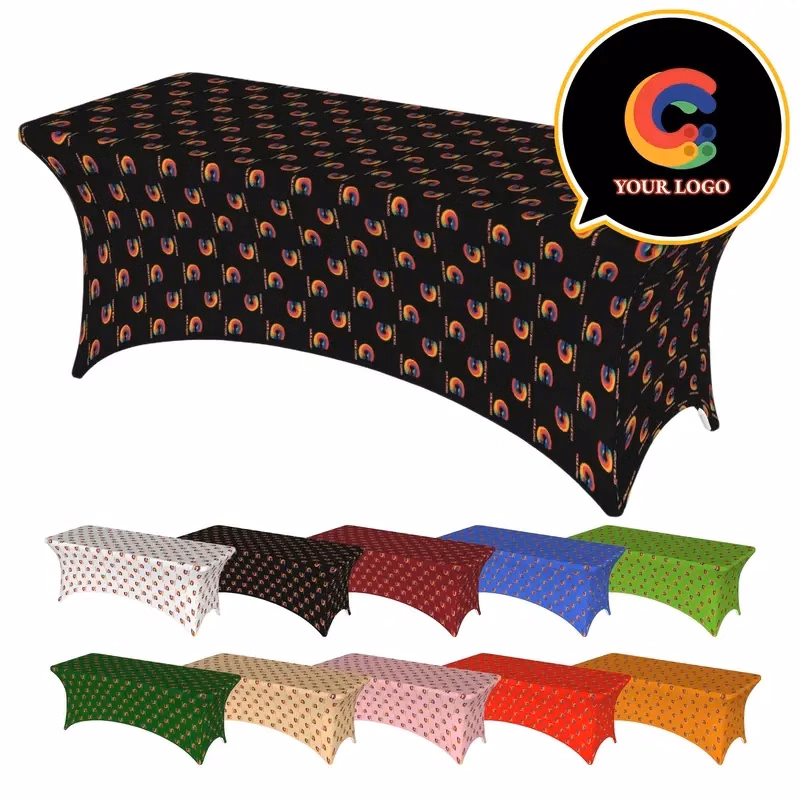 4FT Customized Full-Color Logo Exhibition Tablecloths