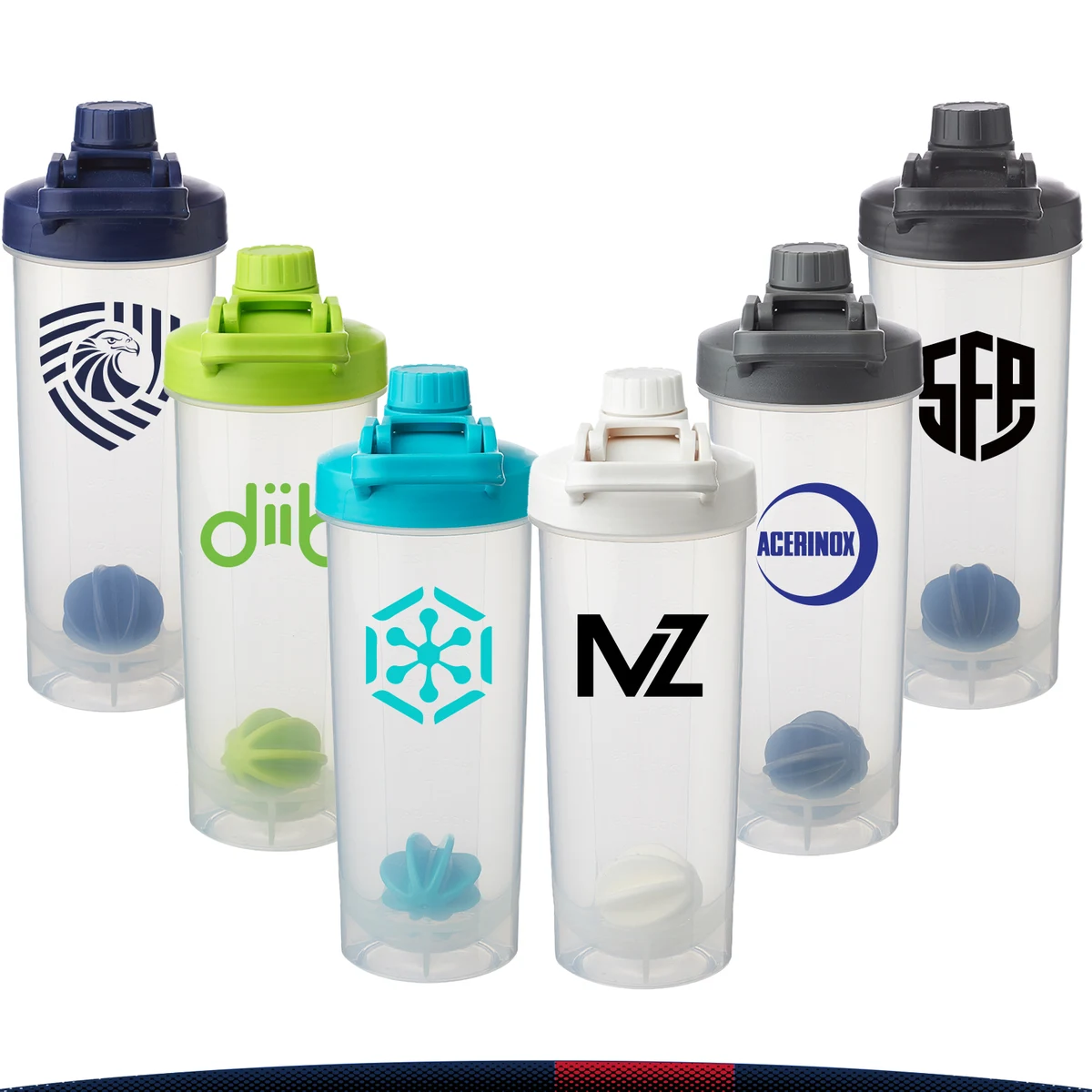 Casful Plastic Shaker Bottle - 24 OZ. 1