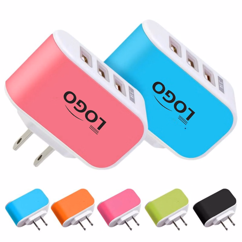 3 Port USB Candy Charger MOQ 50PCS