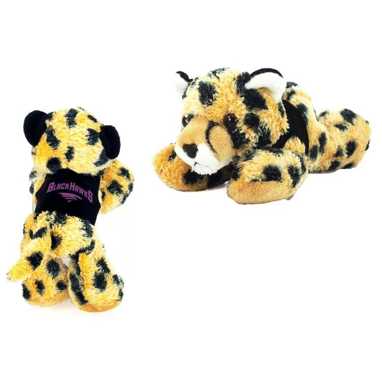 8" Streak Cheetah with vest and one color imprint 1