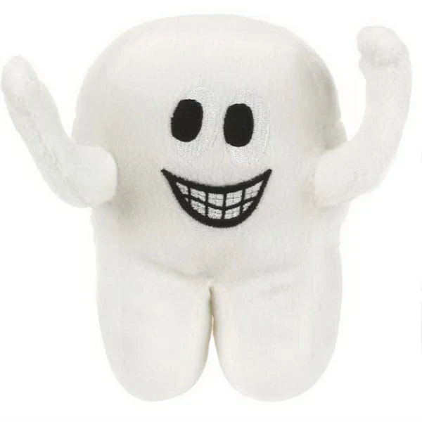 Stuffed Toy Tooth - With Braces 1