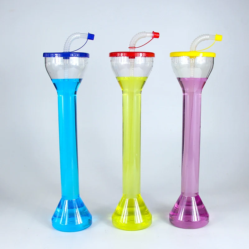 17oz Plastic Cup with Straw Yard 1