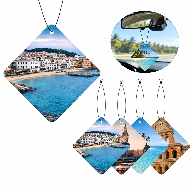 Portable Hanging Vehicle Aroma Freshener Pad