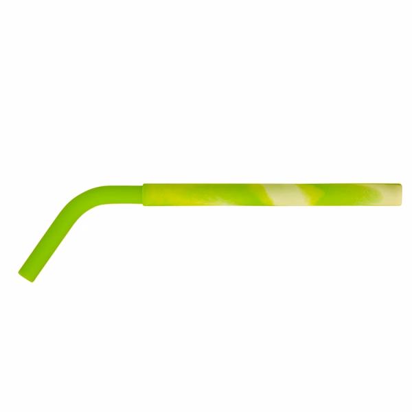 Custom Laser Engraved Detachable Silicone Straws — Durable Reusable Eco Promo